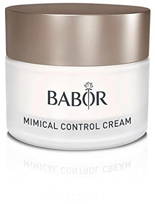 BABOR CLASSICS Mimical Control Cream, Leichte Gesichtscreme für trockene Haut gegen Mimikfalten, löst Mikroverspannungen, Vegane Formel, 1 x 50 ml