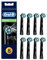 Oral-B CrossAction Ersatz-Zahnbürstenköpfe für elektrische Zahnbürste, abgewinkelte Borsten für bis zu 100 Prozent mehr Plaque-Entfernung, Schwarz, Pack of 8