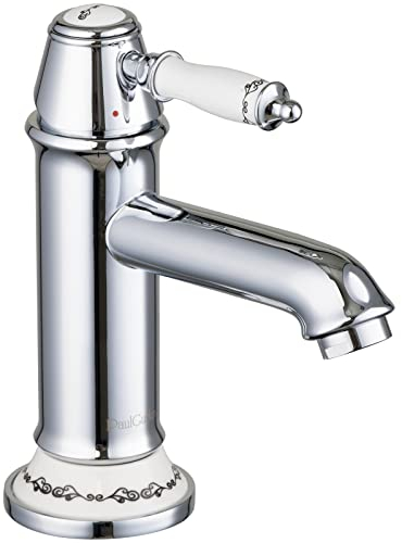 PaulGurkes Nostalgie Wasserhahn Einhandmischer Retro Waschtischbatterie