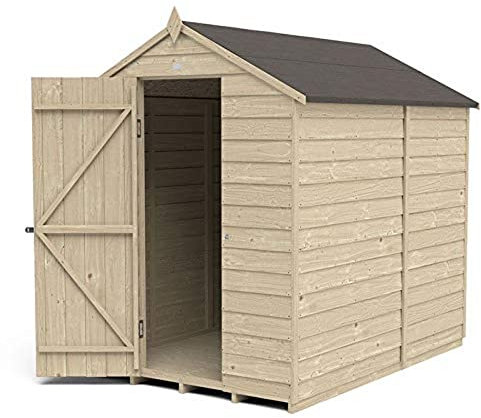 Forest Garden 4LIFE Apex Shed 5x7 - Single Door - No Window