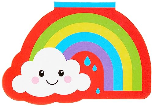 Baker Ross AT966, Notizblöcke in Regenbogenfarben, 12 Stück, für Kinder-Partytüten und kleine Spielzeuge für Kinder