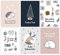Papierdrachen Weihnachtskarten Set - 12 liebevoll gestaltete Postkarten zu Weihnachten - Kunstdruck zum Verschicken, Pakete dekorieren und Sammeln - Grußkarte Weihachten - Hygge Karten Set 16