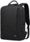HYZUO 15.6 Zoll Laptop Rucksack mit USB Ladeanschluss Slim Backpack Schulrucksack mit Laptopfach Wasserdicht Business Daypack Notebook Tasche für 15-16 Zoll Laptop Herren Damen, Schwarz