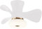 Lixada LED Deckenventilator mit Beleuchtung 30W Super Leise Ventilator mit Licht, 3 Farbtemperatur & 6 Windgeschwindigkeit, Timer & Umkehrsfunktion für Schlafzimmer Wohnzimmer Esszimmer,Weiß