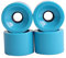 SM SunniMix 4pcs 78A PU für Skateboard, Street Skateboard Longboard Roller für Straße, Park auf Rauem Boden, Blau