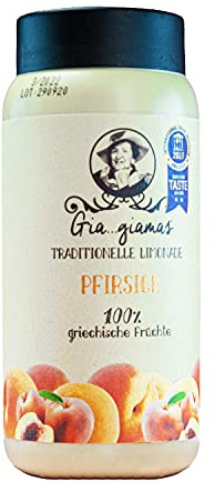 Giagiamas Getränkesirup für Wassersprudler | Pfirsich | Vegan | 600gr. | ohne Konservierungsstoffe