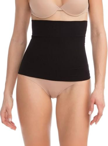 FarmaCell Shape 605 (Noir, 3XL) Gaine Femme Serre Taille Ceinture Gainante Ventre Plat Corset Minceur Invisible