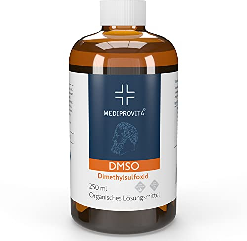 DMSO 250ml Dimethylsulfoxid 99,9% Reinheit Pharma Qualität in Braunglas medizinische Flasche