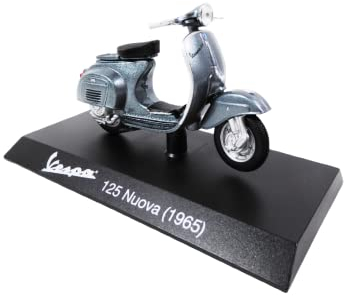OPO 10 - Sammlung Miniaturroller 1/18 kompatibel mit Piaggio Vespa 125 Nuova dunkelgrau - 1965 - Ves0023