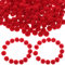 Garneck 600stücke Rote Pompon Bälle Für Diy-bastelprojekte Flauschige Pom Poms Für Kleidung Dekoration Und Schmuckherstellung Für Kreative Handarbeiten