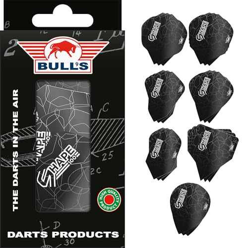 BULL'S Entfesseln Sie Ihr Dart-Potenzial Flight Shape Test Kit | 7 Sets einzigartiger Dart-Flüge zur Perfektionierung Ihres Wurfs