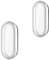 2 fundas compatibles con Xiaomi Smart Band 8, protector de pantalla flexible de TPU resistente a los arañazos, carcasa protectora para Xiaomi Mi Band 8 Smartwatch (transparente/transparente)
