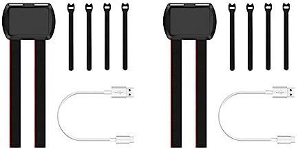 JUFUM 2X VR Power Bank Befestigung Halterung Batterie Gurt für Verstellbarer Kopf Gurt Batterie Fester Halter VR Zubehör