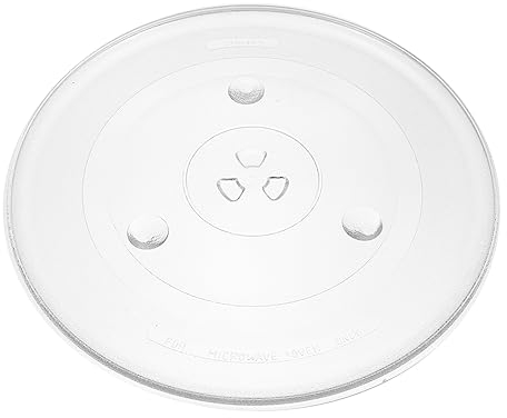 PRETYZOOM Glasschale n-plattenspieler Backofen-ersatzblech Backofen Drehteller ntablett nplatte Herdplattenteller Ofen Ersatz Ofenblech Glas Original Weiß nbrett