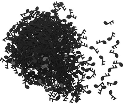 Warmhm Konfetti Mit Musiknoten Tischdeko Partyzubehör Für Hochzeiten Geburtstage Babypartys Partydekoration Schwarz