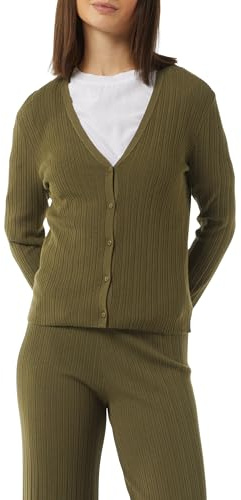 Comma Gerippte Strickjacke im Slim Fit