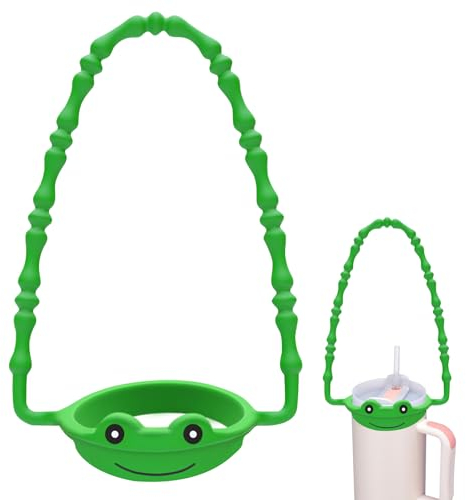 Water Bottle Handle for Stanley Cup Strap, Silica Gel for Stanley Water Bottle Water Bottle Holder with Strap, Paracord Handle for Water Bottle for Stanley Cup Holder with Strap Water Bottle Straps