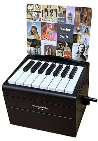 Spielbarer Klaviertischkalender 2025, Taylor Piano Kalender, Mini Piano Kalender, ein tolles Geschenk für Familie und Freunde