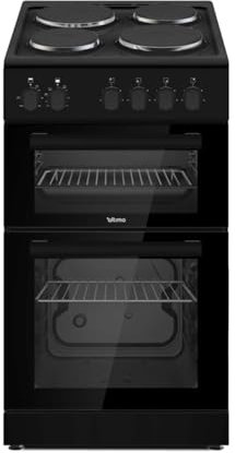 Altimo CETS502B 500mm Twin Cavity Freestanding Cooker - Black