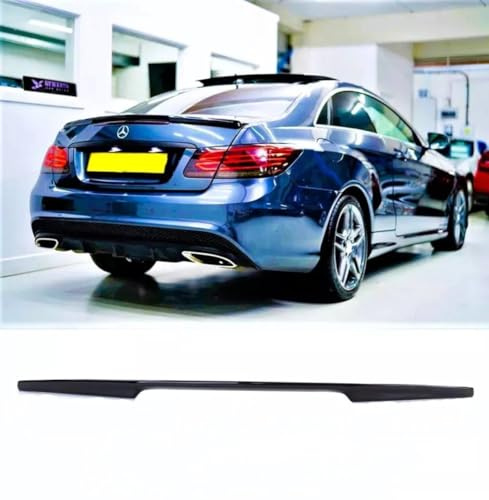 For Auto Perfectionists UK Rear Boot Spoiler Compatible With Mercedes E Class Coupe W207 C207 2009-2017 ABS Gloss Black