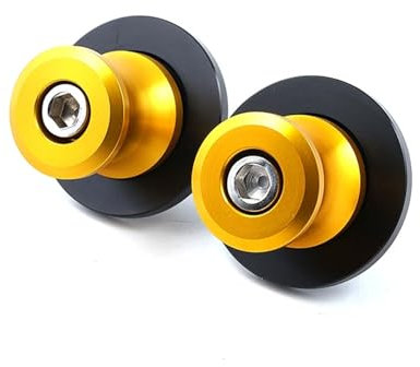 Sturzpads Motorrad Für S┐uzuki GSX-R 600 750 1000 GSXR 600 750 1000 1998-2023 Motorradzubehör CNC M8 Schwingenspulen Slider Standschraube(Gold)