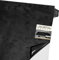 Mikrofaserstoff Selbstklebend für Cockpit,Schwarz Wildleder Optik Kunstleder,Kunstleder Wildleder Optik Stretch Dehnbar Stoff Velours (150 * 30m)