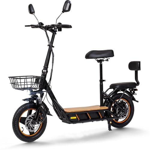 Kukirin Faltbarer E Scooter,Elektro Elektroroller Erwachsene Elektroscooter,E Roller Offroad,Elektro Scooter Roller,(100 Km Reichweite,48V26Ah,120 KG Tragkraft)-C1PRO