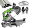 pedenencelia Metal Band Saw,1100w Portable Band Saw,With Scale Lines,4.72 In Cutting Diameter,45° Adjustable Cutting Angle,With 1 Gloves & 6 Saw Blades,For Metal,Wood,Tubing Pipes Rebar,Withbase