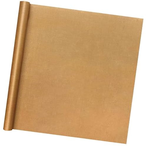 TIHONORI PTFE Teflonfolie für Transferpresse Antihaft Backmatte Doppelseitig Hitzebeständig Wiederverwendbar Waschbar Bastelunterlage,0.18mm Thick 60cmx10m