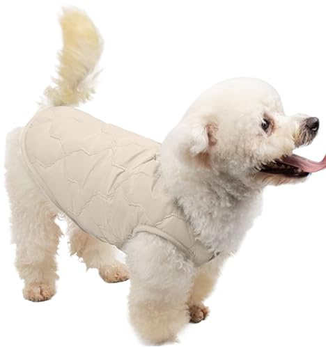 Hundejacke | Warmer, wasserdichter Hundemantel | Haustierkleidung für kaltes Wetter | für Welpen und Winter, Regen, Schnee, Herbst, kaltes Wetter, Weihnachten