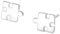 Helen de Lete Original puzzle 925 sterling silver earrings