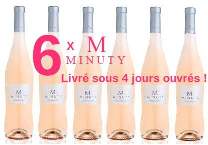 Côtes de Provence M de Minuty Rosé 2019 - Château Minuty - Lot de 6x75cl