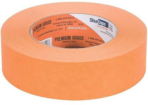 FrogTape Hochwertiges, orangefarbenes Malerband [Hohe Haftung]: 1.41 in. x 60 yds. (Orange)