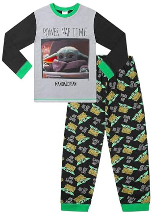 Pyjama Star Wars Baby Yoda The Mandalorian Power Nap pour garçon