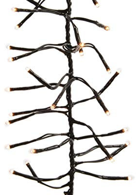 LED Cluster Lichterkette innen außen Timer Dimmer 1700 cm 240 LED klassisch warm