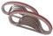 13mm x 457mm Aluminum Oxide Sanding Belts, 40/60/80/120/240/320 Assorted Grits Sanding Belt for Belt Sander (24 Pack)