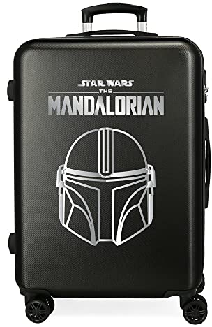 Star Wars Legend Mittelgroßer Koffer, Schwarz, 48 x 68 x 26 cm, ABS, seitlicher Zahlenkombinationsverschluss, 70 l, 3 kg, 4 Doppelrollen