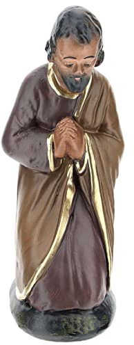 Holyart Gipsfigur Josef für Krippe handbemalt von Arte Barsanti, 15 cm