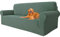 YSTELLAA Housse Canapé Extensible 3 Places, Housse de Canapé avec Accoudoirs, Super élastique Housse Canape pour Chiens et Chats Animaux Antisalissure (Vert, Canapé Largeur 183cm-234cm)