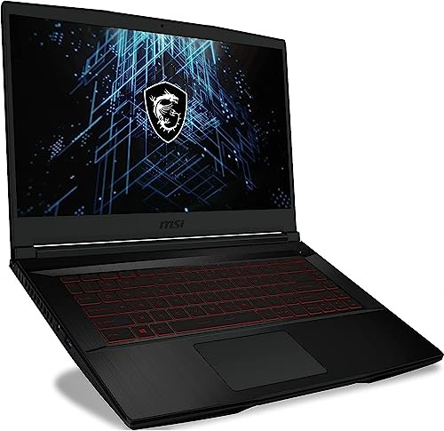 MSI Portátil delgado GF63: 11ª generación Core i5-11400H, RTX 1650, 256GB SSD, 8GB RAM, visualización IPS Full HD de 15.6 pulgadas, Windows 11