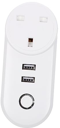 WiFi Smart Plug Dual-USB Smart Smart Plug USB Plug USB Outlet Smart Plug Dual-USB Home Smart Plug Smart Plug Dual-USB Brazil Abs White Graffiti Smart Outlet Smart Plug Plug