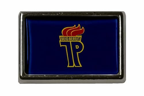 U24 Pin DDR Junge Pioniere Flaggenpin Anstecker Anstecknadel Fahne Flagge