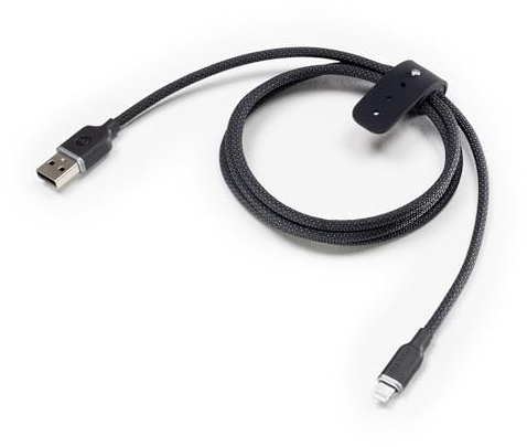 mophie Charge Stream USB-A to Lightning 2m/6ft Silicone Cable - Long-Lasting Braided Cord with Enduraflex™, Fast Charge Compatible & 12W Power Delivery