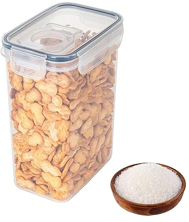 2.0L Botes Cocina Almacenaje, Recipientes para Alimentos, Contenedores Alimentos Herméticos, Recipientes de Alimentos con Tapa, Contenedores de Almacenamiento de Alimentos para Cereales, Harina