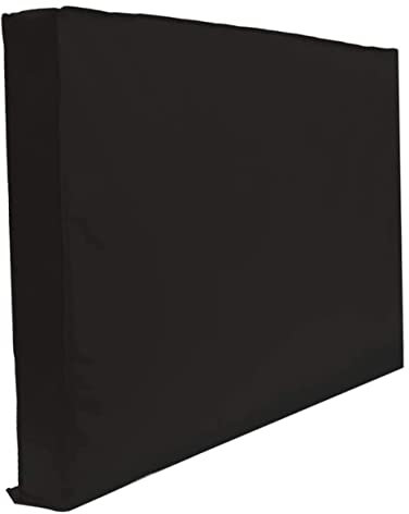 WOFASHPURET Tv Abdeckung für 36-38 Zoll Flachbildfernseher Outdoor Transparente Pvc Folie mit Bodenschutz und Fernbedienungstasche für Außenbereich