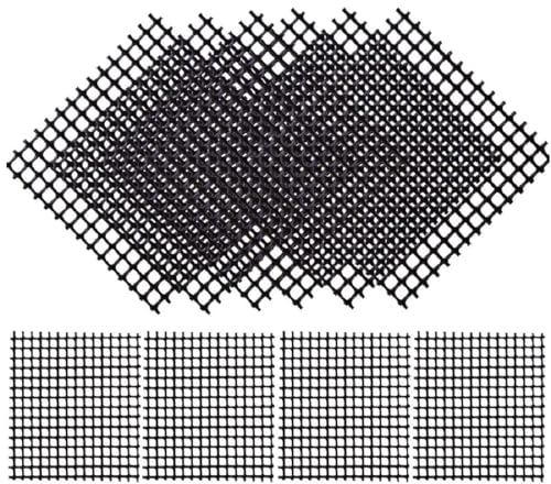 FKWKUW 100 Stück Bonsai Abdecknetz Aus Kunststoff, Drainage Gitter Quadratisch, Einfach Zu Reinigen, Wiederverwendbar, Für Bonsai Schale, Blumentopf Oder Pflanzkübel