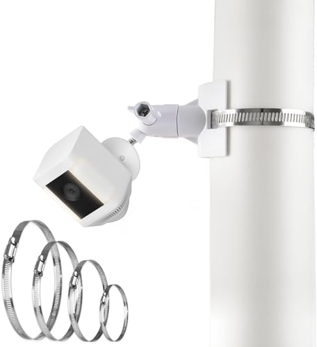 Universelle Kamera Halterung für Ring Stick Up Cam/Pro Außenkamera, Masthalterung für Eufy Cam Pole Montagehalterung für Arlo Pro 4 Arlo Pro 3 Arlo Pro 2 mit 1/4 (6,35 mm) Schraubenloch Kamera