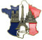 1/2 Europe Tourist Souvenir - Fridge Magnets Sticker, France Map Refrigerator Sticker | Refrigerator Magnets Sticker, Creative Resin Fridge Sticker Magnets For Household Refrigerator