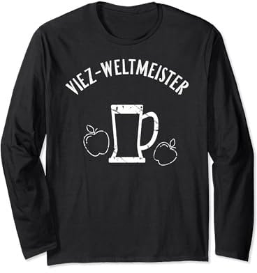 Viezweltmeister - Viezporz Viez Porz Apfelwein Krug Geschenk Langarmshirt