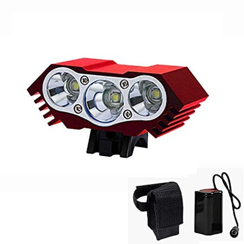 RajoNN Bike Light 3xt6 Led Bicycle Light With Battery Pack Ultra Bright Mtb Road Bike Front Lights Waterproof Safe Cycling Headlight Lamp